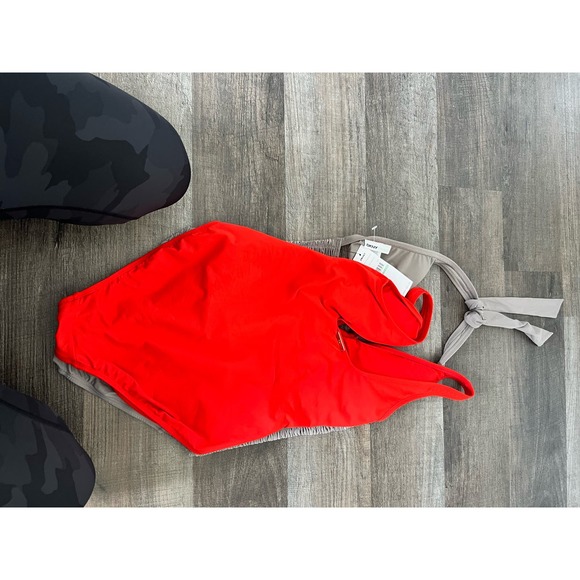 Ralph Lauren Red One Piece Full Piece Swim Suit Bathing Suit Small - Picture 5 of 8